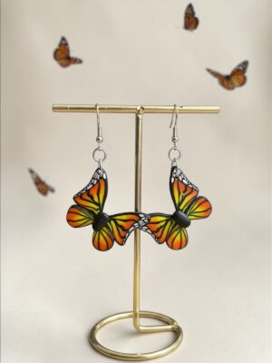 Aros Mariposa Monarca 4