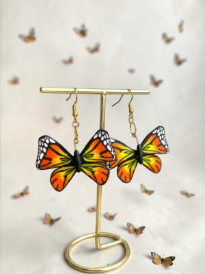 Aros Mariposa Monarca 2